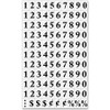 MasterVision Magnetic numbers - Magnetic - 0.75" Height x 0.50" Width - Black - Vinyl - 120 / Pack