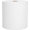 Scott White Hard-roll Towels - 1 Ply - 8" x 800 ft - 7.87" Roll Diameter - White - Nonperforated, Absorbent, Non-chlorine Bleached - 12 / Carton