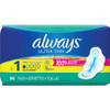 Always Flexi-Wing Ultra Thin Pads - WithWings - 36/Pack - 6 / Carton - Absorbent, Anti-leak, Unscented, Comfortable