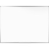Bi-silque Ayda Porcelain Dry Erase Board - 18" (1.5 ft) Width x 24" (2 ft) Height - White Porcelain Surface - Aluminum Frame - Rectangle - Horizontal/Vertical - 1 Each