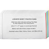 EasyFit Semi-clear Landscape Sheet Protectors - 20 x Sheet Capacity - 11" x 17" Sheet - 3 x Holes - Clear - Polypropylene - 60 / Box