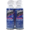 Endust 10 oz Air Duster with Bitterant - For Electronic Equipment - 10 fl oz - Non-flammable, Moisture-free - 2 / Pack - Blue