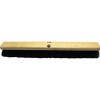 Genuine Joe Hardwood Block Tampico Broom - 2.75" Tampico Fiber Bristle - 24" Brush Face - 12 / Carton