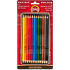 Koh-I-Noor Polycolor Colored Pencils Set - 3.8 mm Lead Diameter - Assorted Lead - Cedar Barrel - 12 / Set
