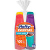 Hefty Everyday 16 oz Disposable Party Cups - 16 fl oz - 100 / Pack - Assorted Bright - Cold Drink, Party