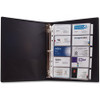 Anglers 3-Ring Business Card Binder - 1000 Capacity - 8.50" Width x 11" Length - 3-ring Binding - 5 x Tab(s) - Refillable