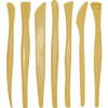 Creativity Street Plastic Modeling Tools Assortment - Modelling Clay, Modeling Dough - 4"Height x 6"Length - 6 / Set - Yellow - Plastic