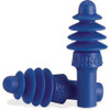 Howard Leight AirSoft Uncorded Earplug - Uncorded, Comfortable - Noise Protection - Thermoplastic Elastomer (TPE) - Blue - 100 / Box