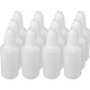 Genuine Joe 32 oz. Plastic Bottle with Graduations - Suitable For Cleaning - Lightweight, Durable, Graduated - 12 / Carton - Translucent