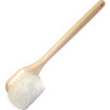 Genuine Joe 20" Nylon Utility Brush - Synthetic Fiber Bristle - 20" Handle Length - 12 / Carton - White