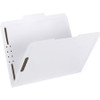 Smead 1/3 Tab Cut Letter Recycled Fastener Folder - 8 1/2" x 11" - 3/4" Expansion - 2 x Prong K Style Fastener(s) - 2" Fastener Capacity - Assorted Position Tab Position - Stock - White - 10% Recycled - 50 / Box