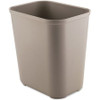 Rubbermaid Commercial 28 Quart Fire Resistant Wastebasket - 7 gal Capacity - Yes - Heat Resistant, Impact Resistant, Rust Resistant - 15.5" Height x 14.5" Width x 10.5" Depth - Thermoset Polyester - Beige - 6 / Carton