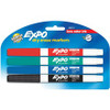 EXPO Low-Odor Dry-erase Markers - Fine Marker Point - Assorted - 4 / Set