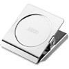 ACCO Square Magnetic Clip - Medium - 1.8" Length - 1" Size Capacity - Magnetic, Rust Resistant - 1Each - Silver - Metal, Chrome