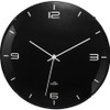 Orium Eleganta Wall Clock - Analog - Quartz - Black Main Dial - Black/Plastic Case