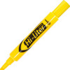 Avery Desk Style Highlighters - Chisel Marker Point Style - Yellow - Yellow Barrel - 12 / Dozen