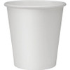 Genuine Joe Lined Disposable Hot Cups - 50 / Pack - 10 fl oz - 250 / Bundle - White - Polyurethane - Hot Drink