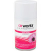 AirWorks Metered Aerosol Air Fresheners - Aerosol - 600 ft - 7 oz - Fresh Garden - 12 / Case