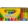 Crayola Sidewalk Chalk 64 Count Washable anti-roll sticks - Unleash your colorful creativity outdoors! 64 unique, washable colors. Anti-roll stick design.