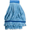 Genuine Joe Microfiber Wet Mophead Refill - MicroFiber, Yarn, Canvas - Blue
