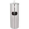 2XL Stainless Steel Stand Wiper Dispenser - 39" Height - Stainless Steel - Stainless Steel - Smudge Resistant - 1 Each