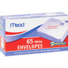 Mead No. 6-3/4 All-purpose White Envelopes - Business - #6 3/4 - 3 5/8" Width x 6 1/2" Length - Self-sealing - 65 / Box - White