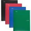 Mead Pocket Folder - 3 x Prong Fastener(s) - 2 Pocket(s) - Assorted - 4 / Pack