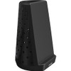 Artistic Mobile Device Holder/Pencil Cup - 5.7" Height x 3.6" Width3.8" Length - Desktop - Black - 1 Each