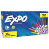 Expo Low-Odor Dry Erase Fine Tip Markers - Fine Marker Point - Assorted Alcohol Based Ink - 36 / Box
