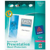 Avery Heavyweight Sheet Protectors - For Letter 8 1/2" x 11" Sheet - Diamond Clear - Polypropylene - 200 / Box
