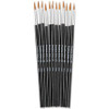 CLI Size 4 Water Color Pointed Brushes - 1 Brush(es) - No. 4 Hardwood - Aluminum Ferrule