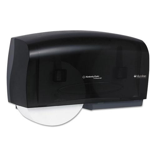 Essential Coreless Twin Jumbo Roll Tissue Dispenser, 20 X 6 X 11, Black