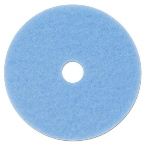 Hi-performance Burnish Pad 3050, 27" Diameter, Sky Blue, 5/carton