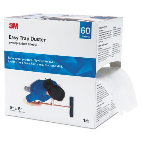 Easy Trap Duster, 5" X 30 Ft, White, 60 Sheet Roll/box, 8 Boxes/carton