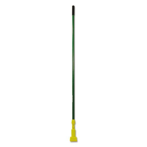 Gripper Fiberglass Mop Handle, 1" Dia X 60", Green/yellow