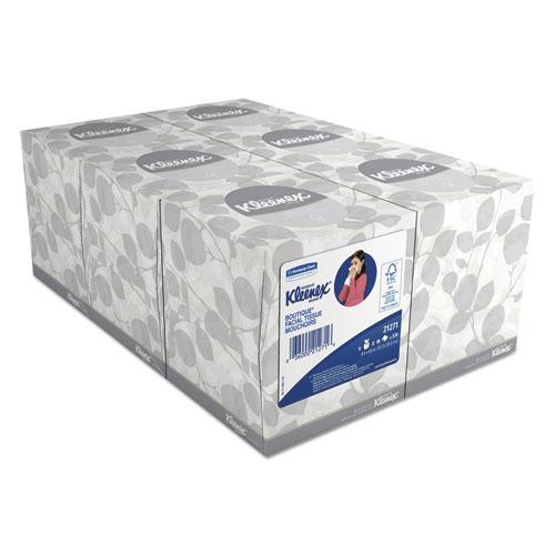 Boutique White Facial Tissue For Business, Pop-up Box, 2-ply, 95 Sheets/box, 6 Boxes/pack, 6 Packs/carton
