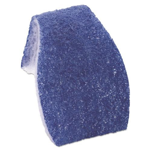 Disposable Toilet Scrubber Refill, Blue/white, 10/pack