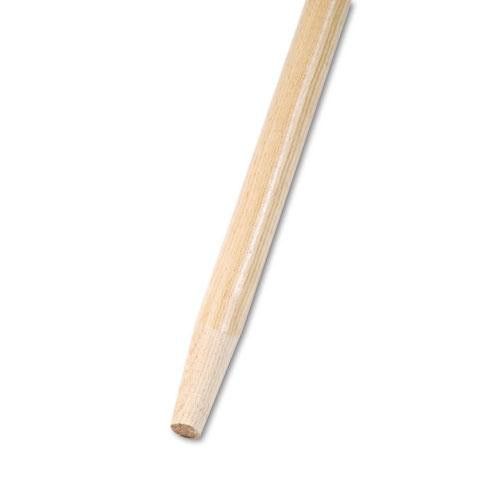 Tapered End Broom Handle, Lacquered Pine, 1.13" Dia X 60", Natural