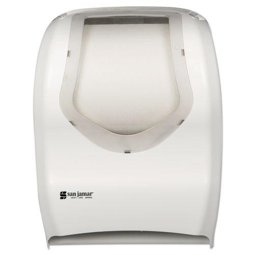 Smart System With Iq Sensor Towel Dispenser, 16.5 X 9.75 X 12, White/clear