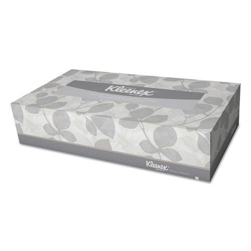 White Facial Tissue, 2-ply, White, Pop-up Box, 125 Sheets/box