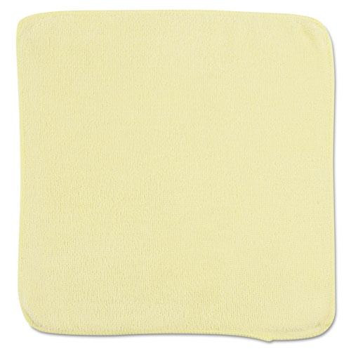 Microfiber Cleaning Cloths, 12 X 12, Yellow, 24/pack