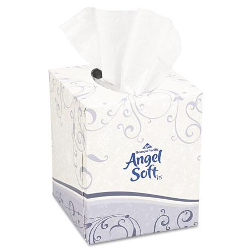 Premium Facial Tissue, 2-ply, White, Cube Box, 96 Sheets/box