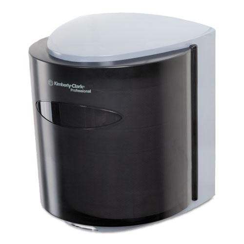 Roll Control Center Pull Towel Dispenser, 10.3 X 9.3 X 11.9, Smoke/gray