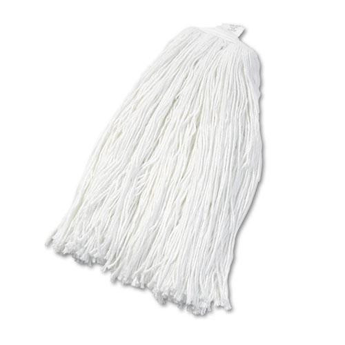 Cut-end Wet Mop Head, Rayon, No. 32, White, 12/carton