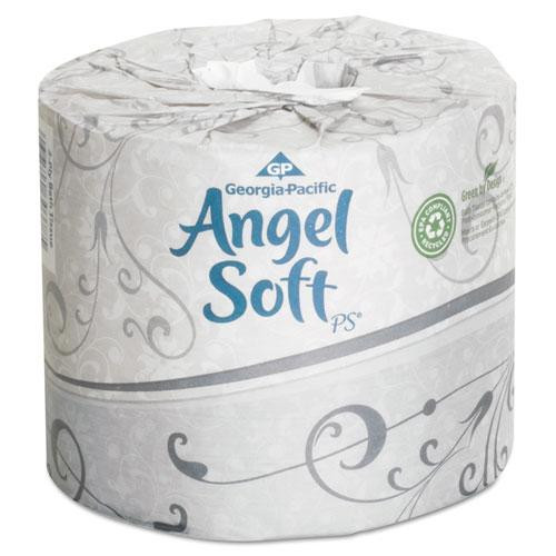 Angel Soft Ps Premium Bathroom Tissue, Septic Safe, 2-ply, White, 450 Sheets/roll, 40 Rolls/carton