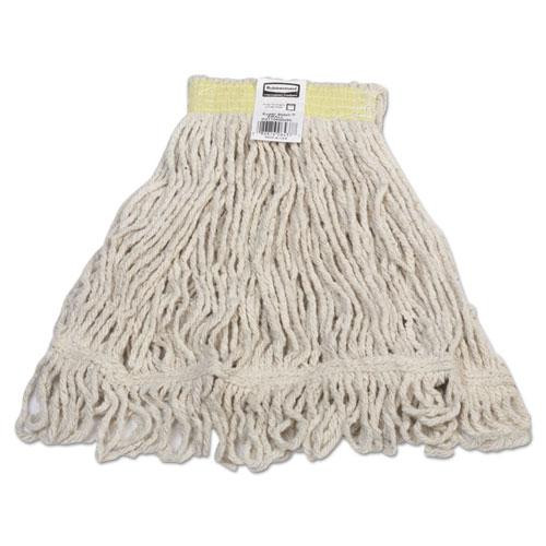 Super Stitch Blend Mop, Cotton/synthetic, Small, White, 6/carton