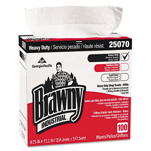 Medium Weight Hef Shop Towels, 9 1/8 X 16 1/2, 100/box, 5 Boxes/carton