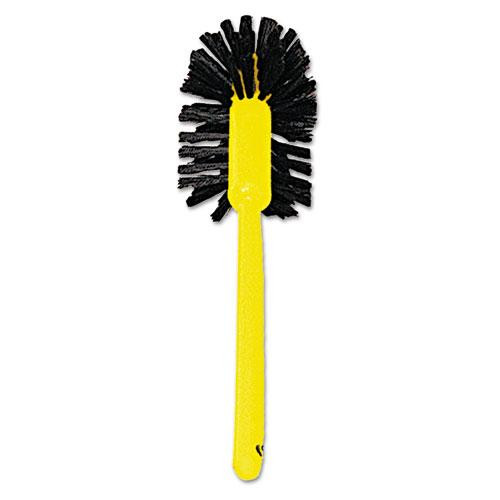Commercial-grade Toilet Bowl Brush, 17" Handle, Brown