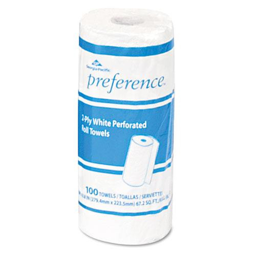 Pacific Blue Select Two-ply Perforated Paper Kitchen Roll Towels, 2-ply, 11 X 8.8, White, 100/roll, 30 Rolls/carton