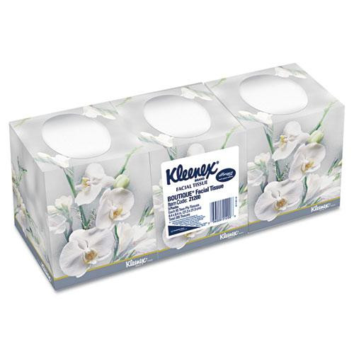 Boutique White Facial Tissue, 2-ply, Pop-up Box, 95 Sheets/box, 3 Boxes/pack